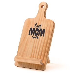 gifts for mom from daughter: best mom ever - christmas stocking stuffers for women from son - unique kitchen gifts birthday - cookbook stand