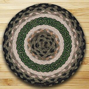 earth rugs trivet, 10-inch, irish knot