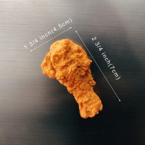 Simulation Fast Food Refrigerator Magnets, Resin Fried Chicken Wings Legs Fridge Magnets, Home Office Whiteboard Magnets Map Magnets Fridge Stickers