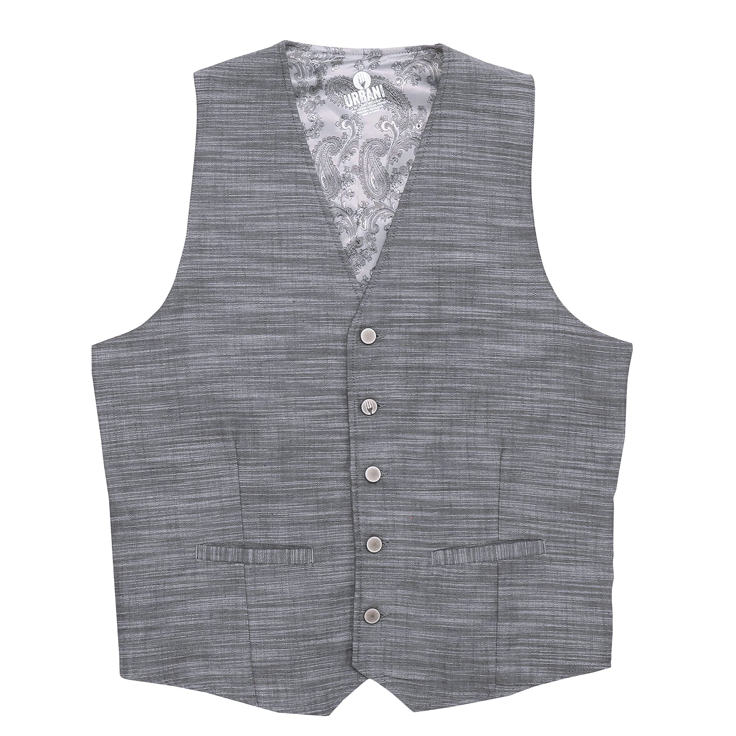 Chef Works Women's Augustine Vest, Grey, X-Large