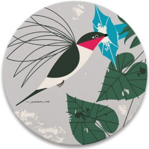 charley harper little sipper absorbent stone trivet