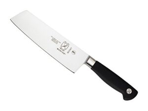 mercer culinary m20907 genesis 7-inch nakiri vegetable knife,black