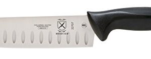 Mercer Culinary Millennia 8-Piece Knife Roll Set, Black Handles