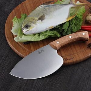 TIJERAS Seafood Market Aquatic Fish Knives Professional Tool Kitchen Knife Sharp Slaughter Fish Special Knife Meat Cleaver