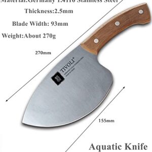 TIJERAS Seafood Market Aquatic Fish Knives Professional Tool Kitchen Knife Sharp Slaughter Fish Special Knife Meat Cleaver