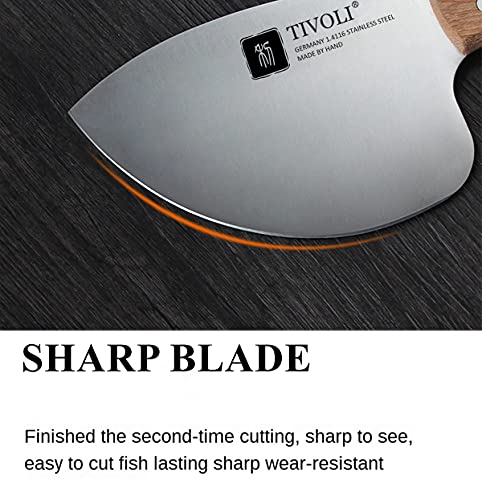 TIJERAS Seafood Market Aquatic Fish Knives Professional Tool Kitchen Knife Sharp Slaughter Fish Special Knife Meat Cleaver