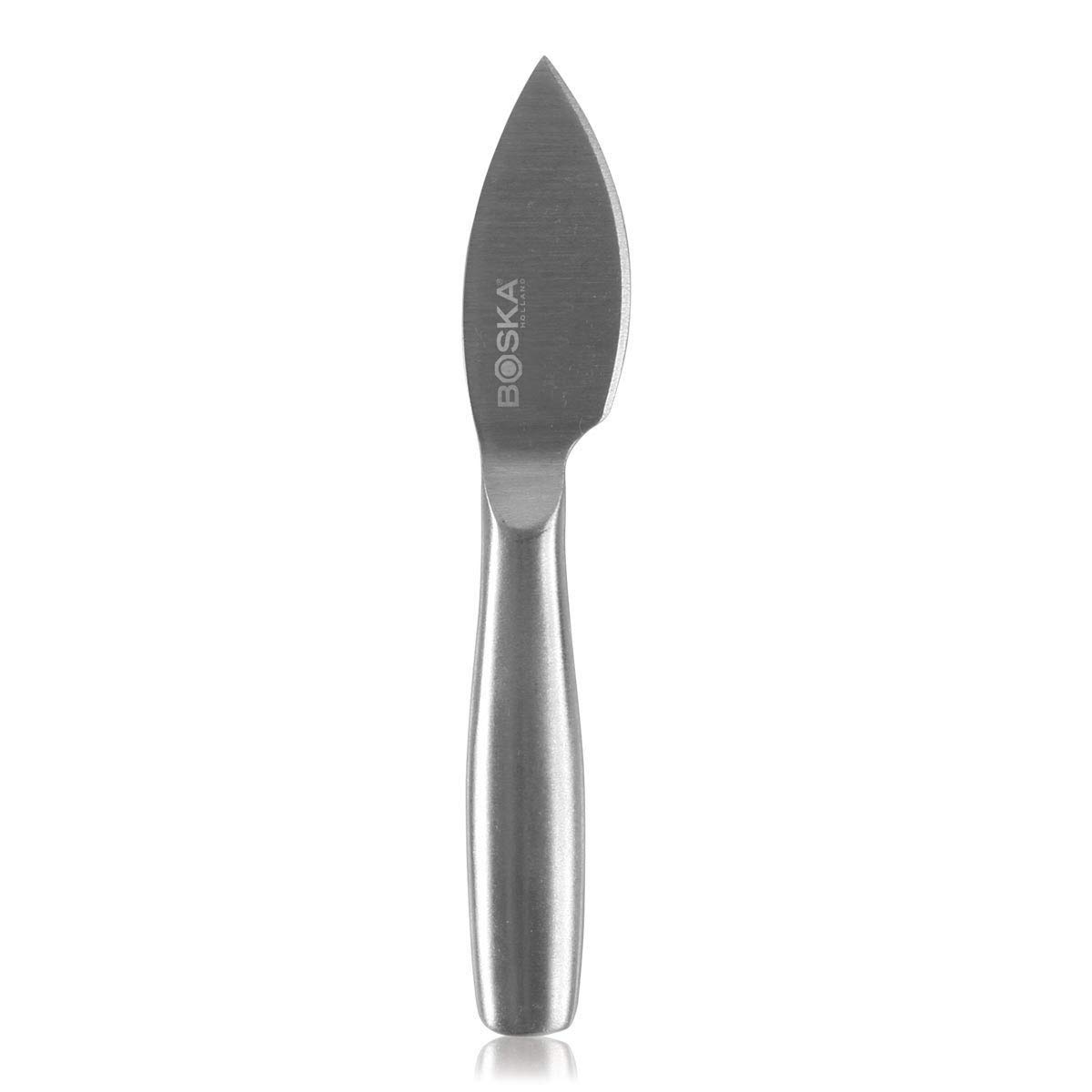 Boska Stainless Steel Cheese 4 Knife Set - Mini Copenhagen Knives For All Types of Cheese - Silver Non-Stick - Dishwasher Safe - For Kitchen Cooking