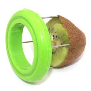 ZRAMO® TH502 Green Kiwi Fruit Cut Digging Core Twister Slicer Kitchen Peeler Tool Cutter Device for Fruit Salad