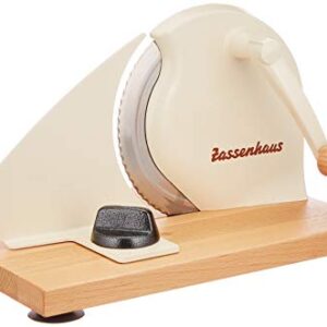 Zassenhaus Classic Manual Bread Slicer, 11.75-Inch by 8-Inch, Cream, (72082)