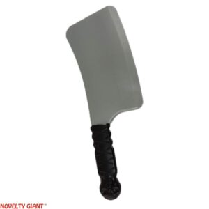 NOVELTY GIANT WWW.NOVELTYGIANT.COM Jumbo Plastic Butcher Knife Cleaver Prop Silver