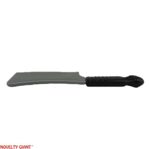 NOVELTY GIANT WWW.NOVELTYGIANT.COM Jumbo Plastic Butcher Knife Cleaver Prop Silver