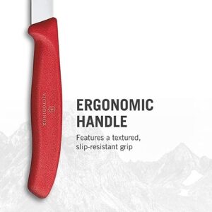 Victorinox Swiss Classic Set with Peeler, 3 Pieces Paring Knife, Set of 3, Red, 6.7111.31