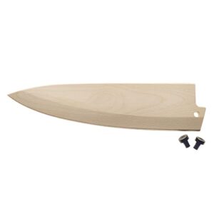 mercer culinary birch wood saya cover blade protector for 8" chef and 210mm gyuto knives