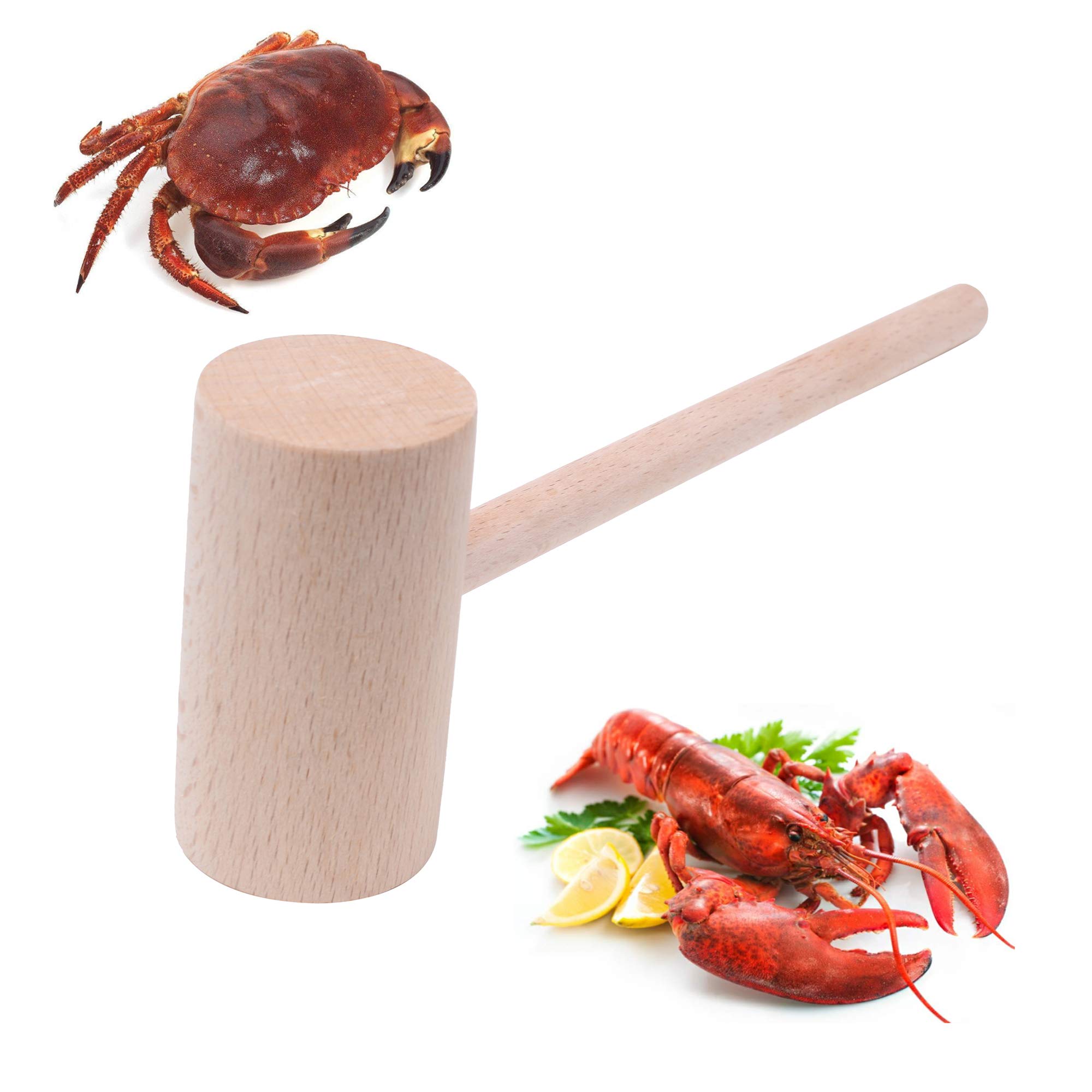 6PCS Wooden Crab or Lobster Mallets