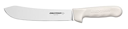 Dexter Outdoors 8" Butcher Knife, S112-8PCP, SANI-SAFE series,White