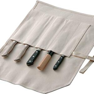 Japanese Tojiro Canvas Knife Pocket F-359 Carry Case For Chef's Knives