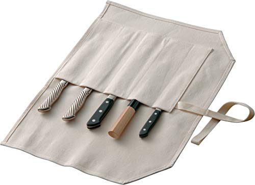 Japanese Tojiro Canvas Knife Pocket F-359 Carry Case For Chef's Knives