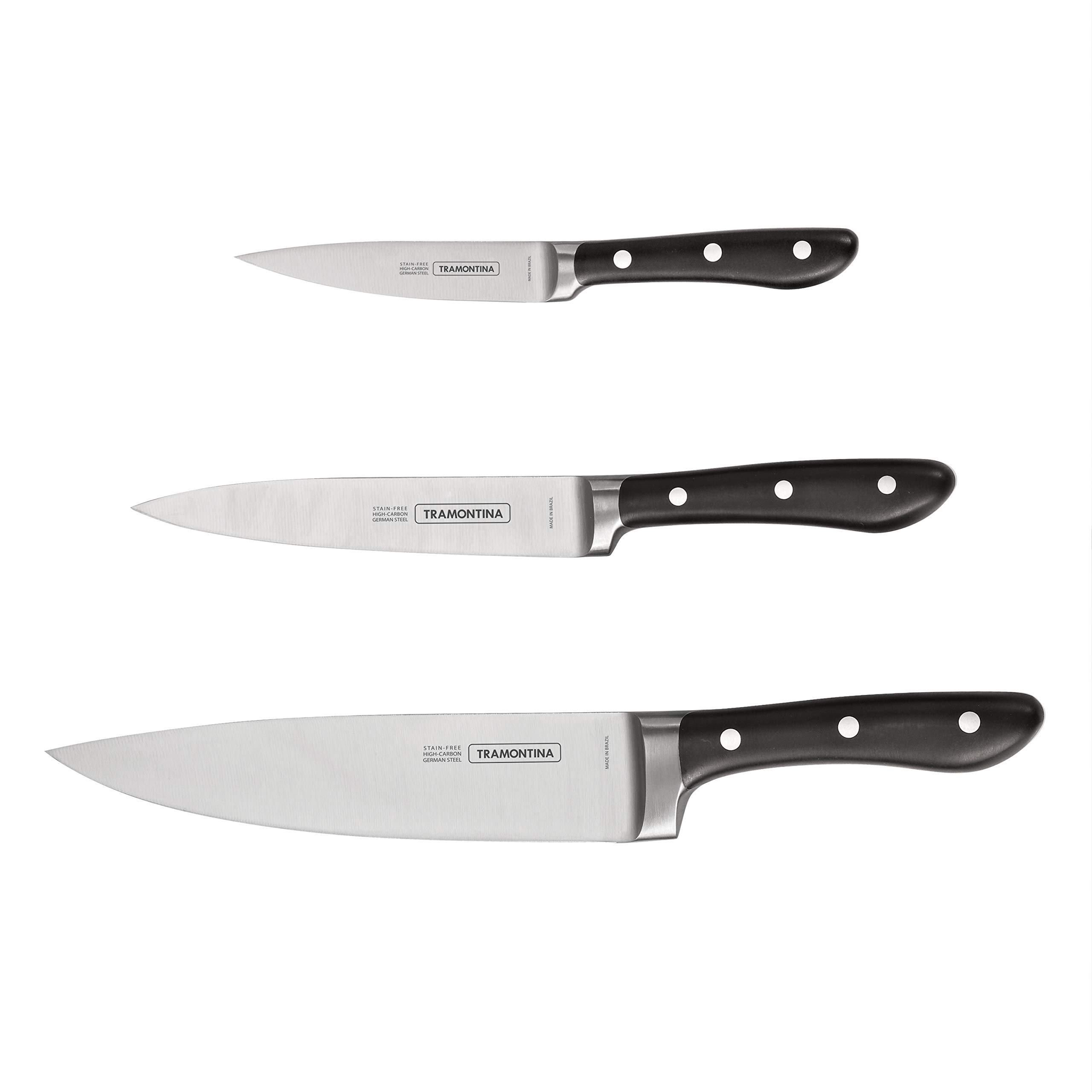 Tramontina Kitchen Knife Set Forged 3 Pc, 80008/020DS