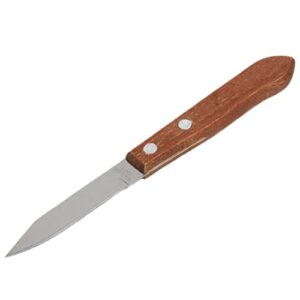 chef craft select stainless steel granny knife, 6.75 inches in length 3 inch blade, wood handle