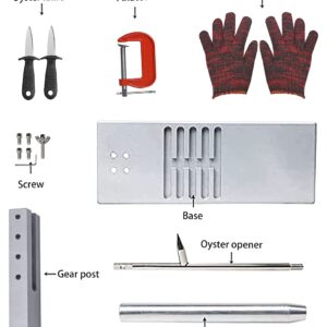 BIUWING Oyster Shucker Machine, Oyster Clam Opener Tool Set, Oyster Opener Machine (Upgraded)