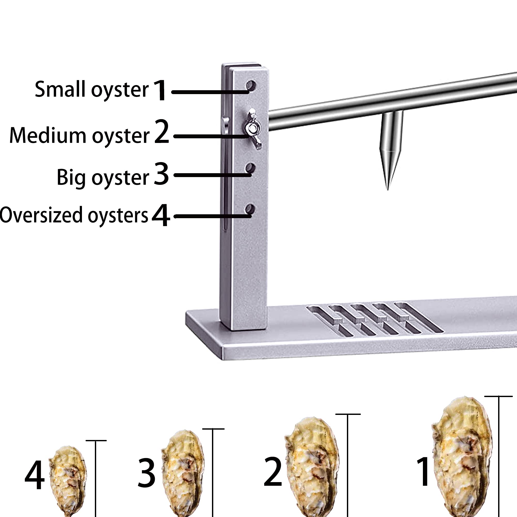 BIUWING Oyster Shucker Machine, Oyster Clam Opener Tool Set, Oyster Opener Machine (Upgraded)