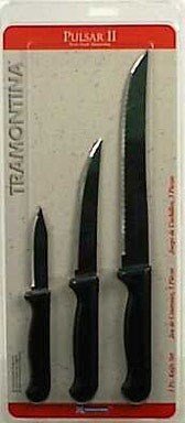 Tramontina 5 in. L Stainless Steel Knife Set 3 pc.