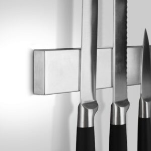 Powerful 18" Stainless Steel Knife Magnet, Magnetic Knife Holder Bar Rack Strip