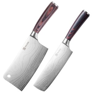paudin cleaver knife + nakiri knife