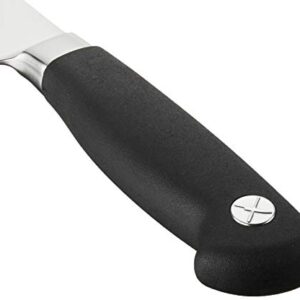 Mercer Culinary M21076 Genesis 6-Inch Short Bolster Chef's Knife, Black