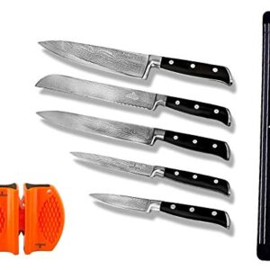 SiliSlick 12”/30.5cm Magnetic Knife Bar - Organize Kitchen Knives, Tool Holder, Utensil Organizer, Storage Rack