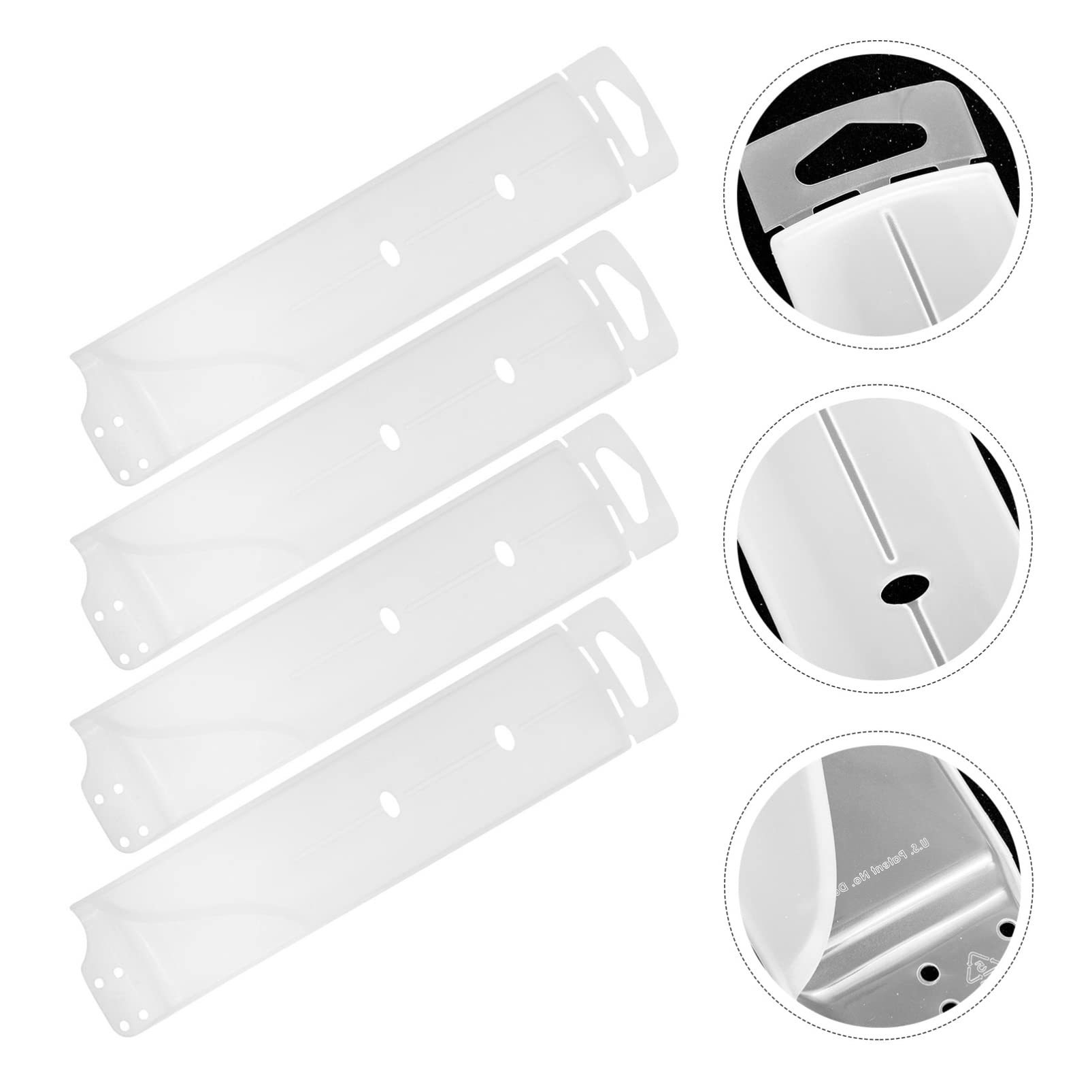 PACKOVE Plastic Knife Case Covers Sleeves: 4pcs Knives Guard Universal Sheath Blade Guards Protector for Bread Carving Chef Cleaver Kitchen Knife