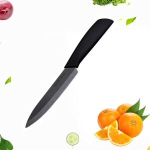 Kitchen Ceramic Knife Set Professional Knife With Sheaths, Super Sharp Rust Proof Stain Resistant (6" Chef Knife, 5" Utility Knife, 4" Fruit Knife)