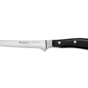 Wüsthof Classic IKON 5" Boning Knife, Black