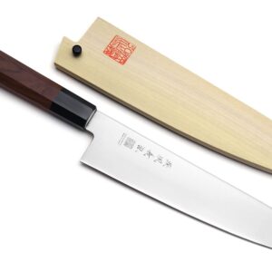 Yoshihiro Ice Hardened Stainless Steel Wa Gyuto Japanese Chef Knife (8.25'' (210mm))