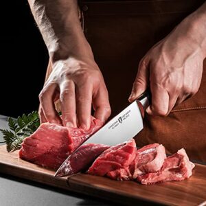 KINGSTONE Chef Knife, Professional Sharp Kitchen Knives, German Stainless Steel Kitchen Knifes, Work chefmate Knives with Sheath & Gift Box