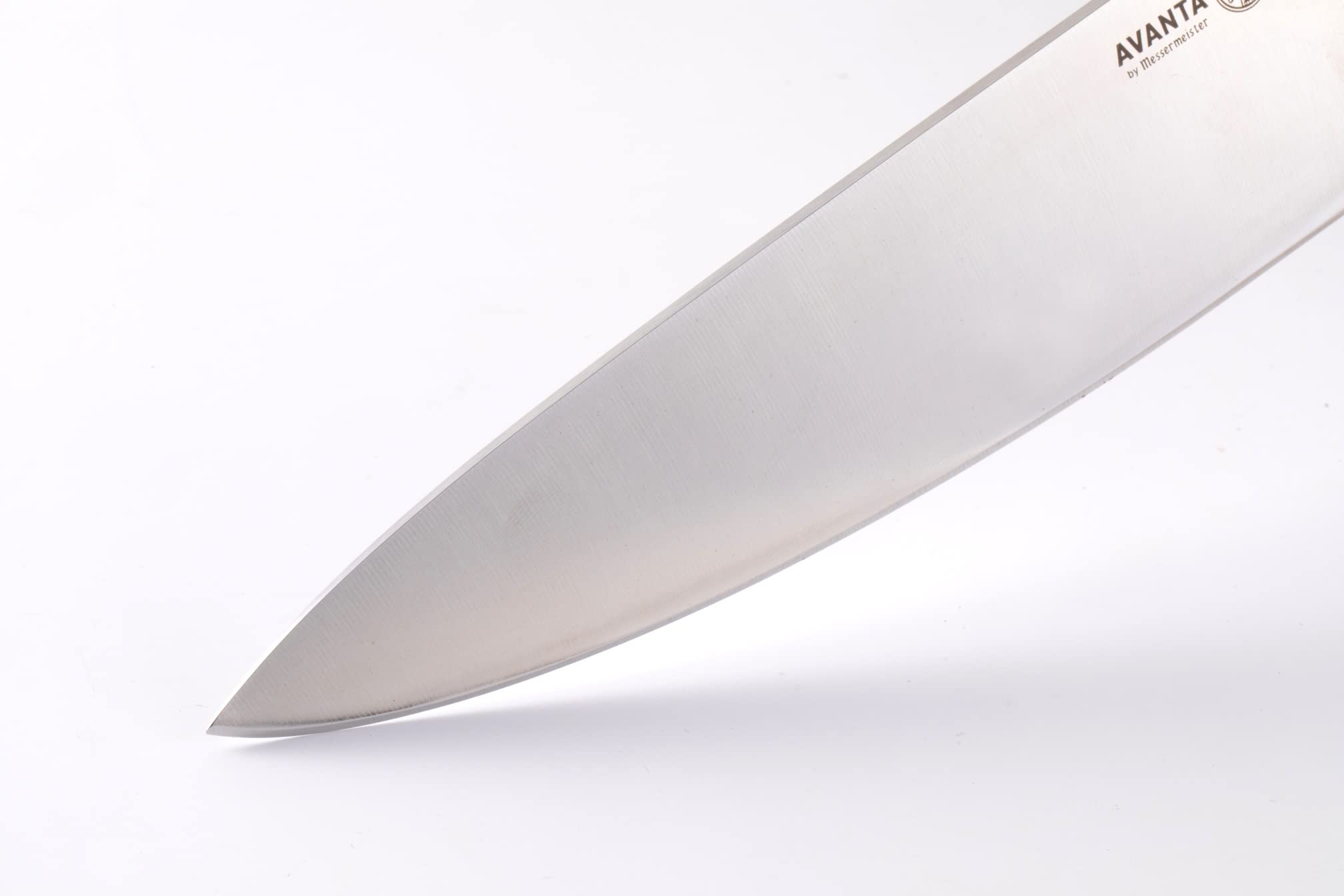 Messermeister Avanta 10-Piece Pakkawood Knife Block Set - German X50 Stainless Steel - Includes 4 Speciality Knives, Heavy-Weight Fork, 4 Steak Knives & Magnetic Knife Block