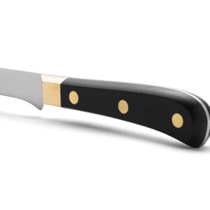 ARCOS Carving Knife 12 Inch Stainless Steel. Ham Slicer Knife for Cutting Ham and Meat. Ergonomic Polyoxymethylene Handle and 300mm Blade. Series Regia. Color Black/Gold