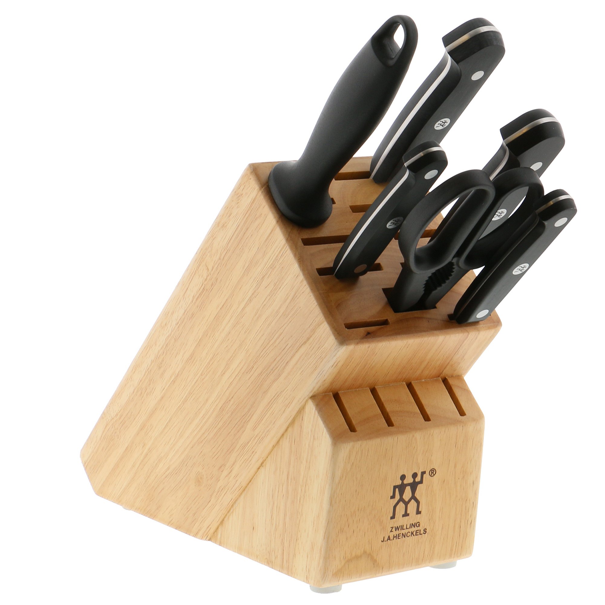 ZWILLING J.A. Henckels Zwilling gourmet 7-pc knife block set, 3.15 Pound