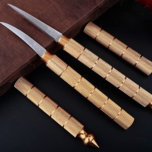 GAINSCOME Thai Kitchen Fruit Platter Carving Knife Stainless Steel Master Knives Bird's Beak Blade Curved Knife Hotel Bar For chefs Fruit Vegetable Carving Tools