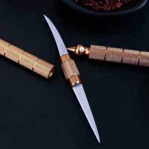 GAINSCOME Thai Kitchen Fruit Platter Carving Knife Stainless Steel Master Knives Bird's Beak Blade Curved Knife Hotel Bar For chefs Fruit Vegetable Carving Tools