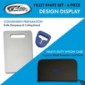 SZCO Supplies Rite Edge 6 Piece Fillet Knife Set with Case (211213-6)