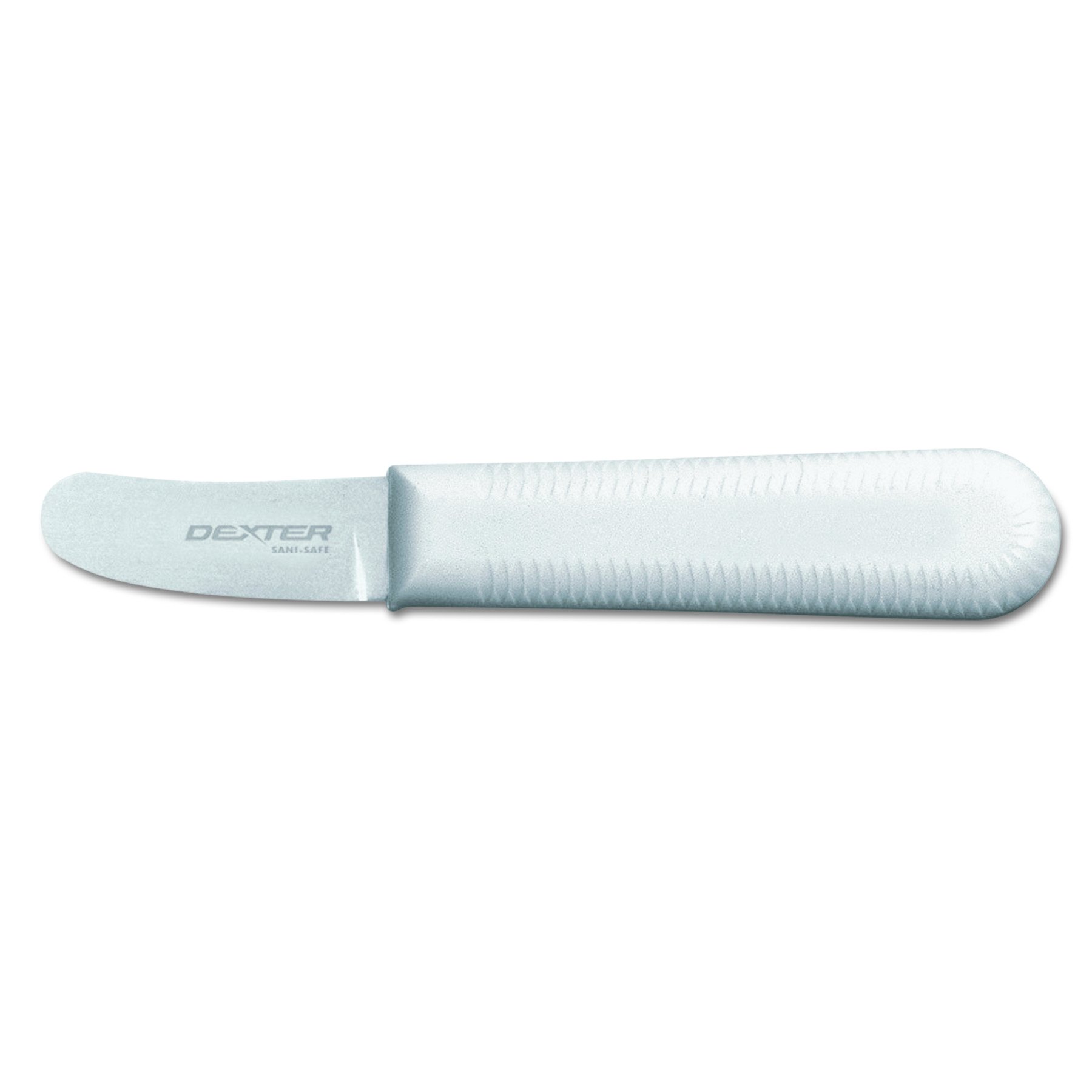 Sani-Safe S124 2" Scallop Knife with Polypropylene Handle