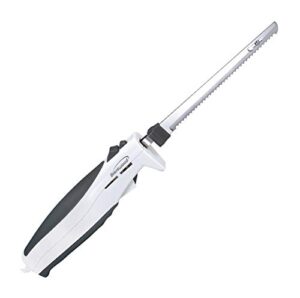 brentwood electric carving knife, 7-inch, white