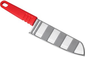 msr alpine camping chef's knife, red