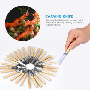 YOUTHINK Culinary Carving Tool, 80PCS/Set Vegetable Fruit Food Peeling Carving Tools Kit for Fruit/vegetable Garnishing Making