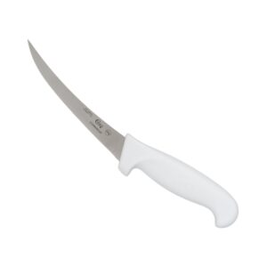 boning knives 6" with white handles curved stiffor meat processing, choice boining knife bonung knifes for brisket cutting,professional deboning knife boning trimming chef knife, curved