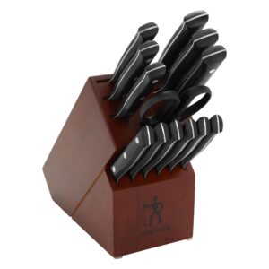 HENCKELS Everedge Dynamic Razor-Sharp 14-Piece Knife Set with Block, Chef Knife, Bread Knife, Steak Knife, German Engineered Informed by 100+ Years of Mastery