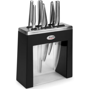 global 7 piece kabuto knife block set