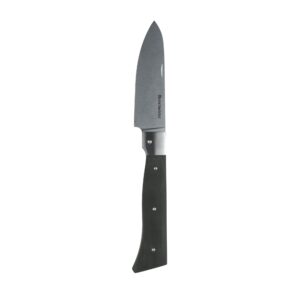 messermeister adventure chef folding 6” chef’s knife - german steel & distressed linen handle - rust resistant & easy to maintain