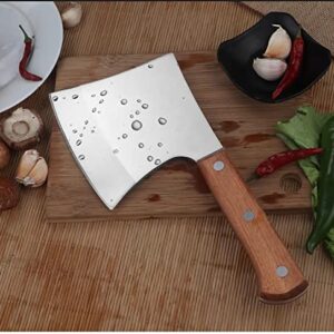 MLG Tools Bone Knife, Full Tang Meat Cleaver Knife Heavy Duty Bone Axe Butcher Cleaver, for big bone and frozen meat